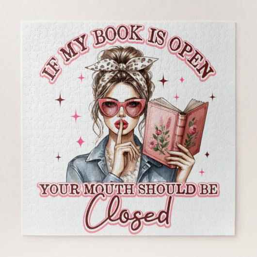 Als mijn boek open is… legpuzzel (Verticaal)