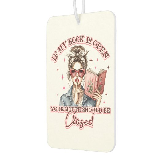 Als mijn boek open is… luchtverfrisser (Links)