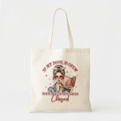 Als mijn boek open is… tote bag (Voorkant)