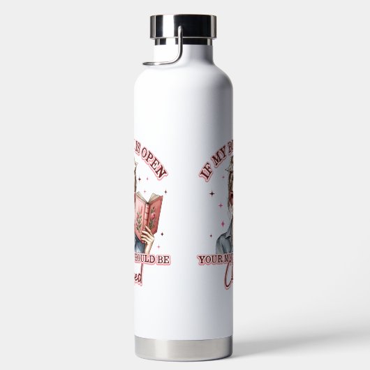 Als mijn boek open is… waterfles (Rechts)