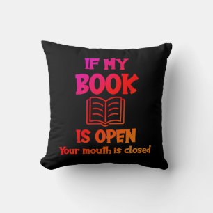 Als mijn boek open is, wordt uw mond gesloten met kussen