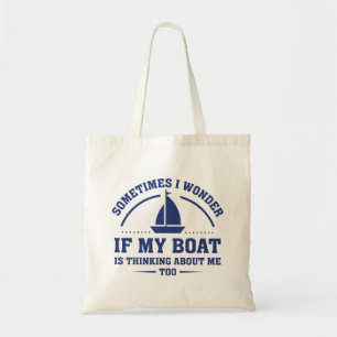 Als mijn boot tote bag
