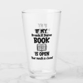 Als mijn Brenda K Davies Book open is Glas (Achterkant)