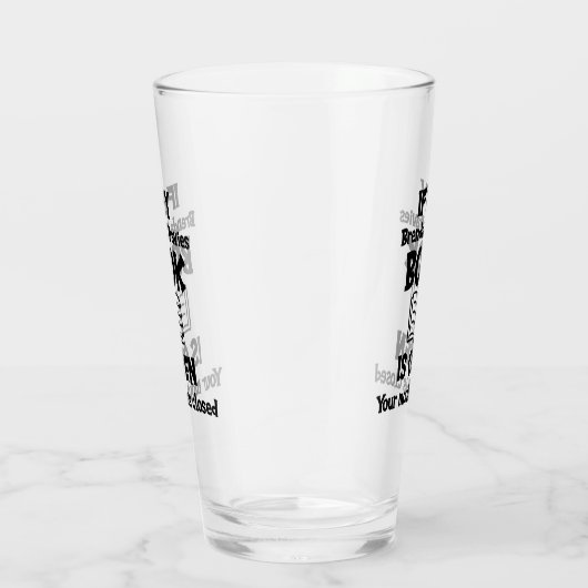 Als mijn Brenda K Davies Book open is Glas (Rechts)