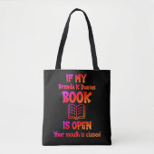 Als mijn Brenda K Davies Book open is Tote Bag (Voorkant)