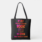 Als mijn Brenda K Davies Book open is Tote Bag (Achterkant)