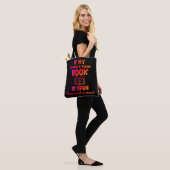 Als mijn Brenda K Davies Book open is Tote Bag (Op model)
