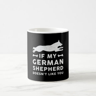 Als mijn Duitse Herder Hondenliefhebber Pet  Grapp Koffiemok