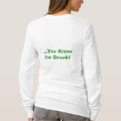 Als mijn Ierse ogen glimlachen... T-shirt (Achterkant)