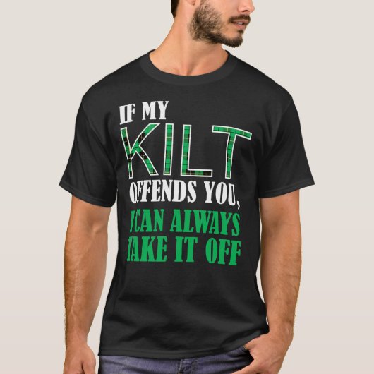 Als mijn kilt je aanbiedt - grappige St. Patrick's T-shirt (Voorkant)