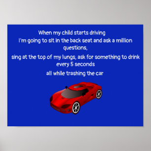 Als mijn kind begint te rijden poster