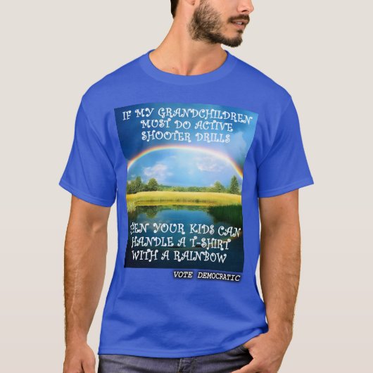 Als mijn kleinkinderen actieve schuttersoefeningen t-shirt (Voorkant)