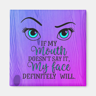 Als mijn mond het niet zegt magneet