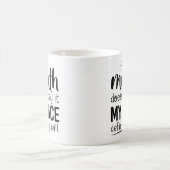 als mijn mond het niet zegt zal mijn gezicht zeker koffiemok (Center)