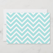Als mijn ringdrager Aqua blauwe zigzag patroon (Achterkant)