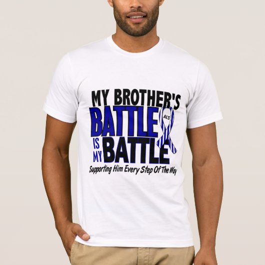 ALS Mijn strijd voor 1 broer T-shirt (Voorkant)