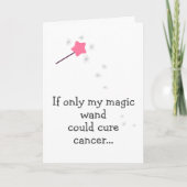 Als mijn toverstaf kon kankeren - Schattigee aanmo Kaart (Voorkant)