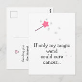 Als mijn toverstok kanker kon - Moedige bemoedigin Briefkaart (Voorkant / Achterkant)