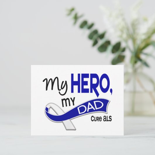 ALS Mijn vader Mijn Hero 42 Briefkaart (Staand voorkant)