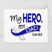 ALS Mijn vader Mijn Hero 42 Briefkaart (Voorkant)