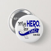 ALS Mijn vader Mijn Hero 42 Ronde Button 5,7 Cm (Voorkant /achterkant)
