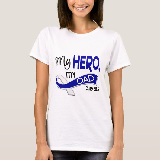 ALS Mijn vader Mijn Hero 42 T-shirt (Voorkant)