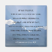 Als Mijn Volk Dat Bij Mijn Naam Wordt Geroepen Sch Magneet (Voorkant)