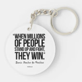 Als miljoenen mensen opstaan sleutelhanger (Achterkant)
