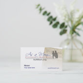 Als moeder... Visitekaartje Contactkaartje (Staand voorkant)