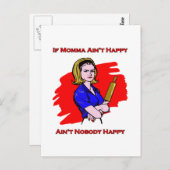 Als Momma niet blij is Briefkaart (Voorkant / Achterkant)