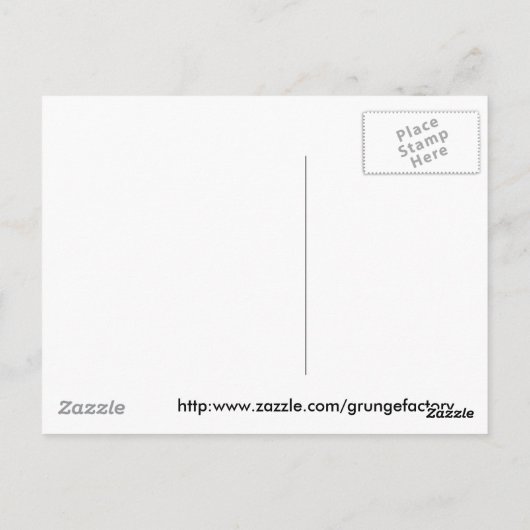 Als Momma niet blij is Briefkaart (Achterkant)