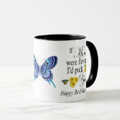 Als Moms bloemen waren, kies je dan voor een geluk Mok (Voorkant rechts)