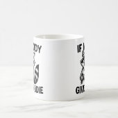 Als Moody, geef Foodie Hangry wasbeer Mok (Center)