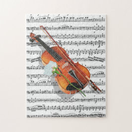 Als Muziek het eten van de liefde is... Legpuzzel