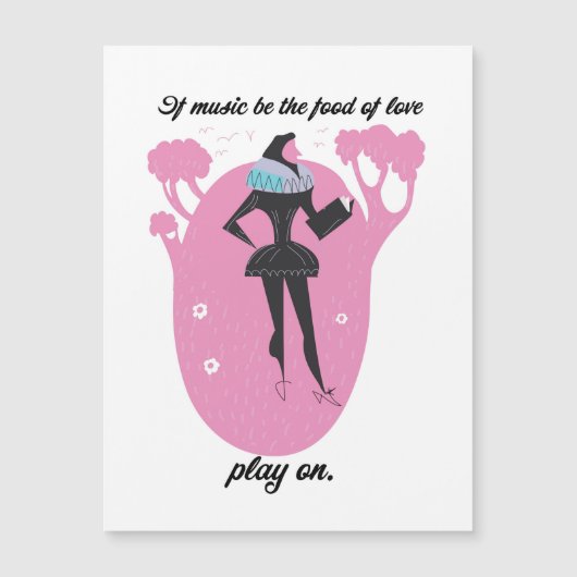 Als muziek het voedsel is van de liefde, speel dan (Voorkant)