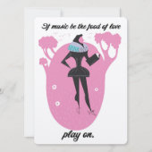 Als muziek het voedsel is van de liefde, speel dan (Voorkant)