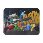 Als muziek het voedsel van de liefde is magneet (Horizontaal)