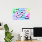 "Als muziek het voedsel van de liefde is" - Shakes Poster (Thuiskantoor)