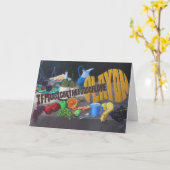 Als Muziek het Voedsel van de Liefde Wenskaart is Kaart (Gele Bloem)