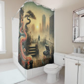 🎵 Als muziek je herinnert – surrealist Douchegordijn (In situ)