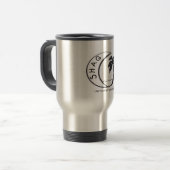 Als niemand kijkt. Travel Mug Reisbeker (Voorkant links)