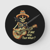 Als niet nu, dan wanneer ronde klok (Voorkant)