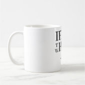 Als Niet Nu Koffiemok (Links)