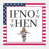 Als niet nu Sticker (Voorkant)
