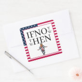 Als niet nu Sticker (Envelop)