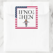 Als niet nu Sticker (Tas)