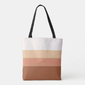 Als niet nu, wanneer dan wel? Premium gestreepte b Tote Bag (Achterkant)