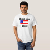Als Obama Lincoln is, ben ik geheim. T-shirt (Voorkant volledig)