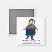 Als oma een baard had, zou ze opa zijn magneet (Voorkant / Achterkant)