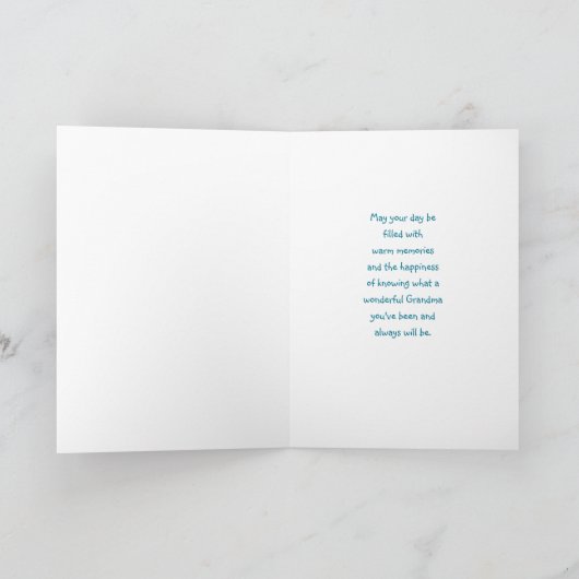 Als oma's bloemen waren, zou ik je kiezen! kaart (Binnen)